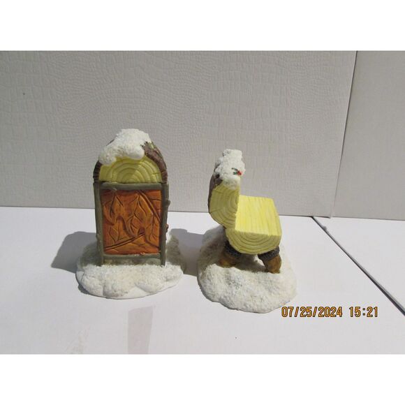 CHARMING TAILS SILVESTRI FIGURINES MAIL BOX & BENCH CHRISTMAS CHARMING TAILS - Picture 4 of 6